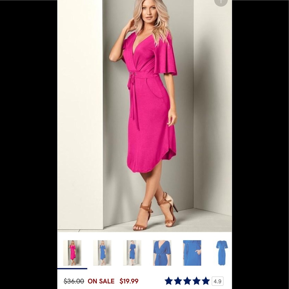 Venus fuchsia dress